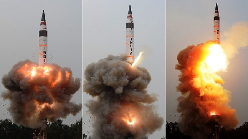 Agni 5 missile test
