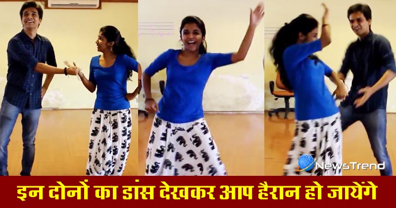 awesome couple dance saree ke fall