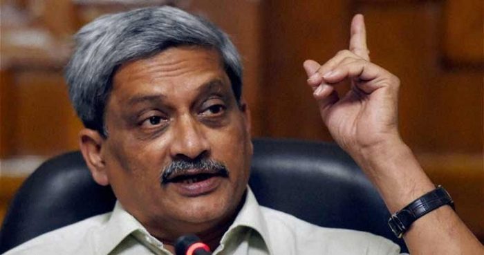 Defence Minister Manohar Parrikar
