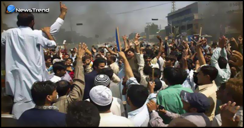 Protesters organize silence black day protests pok