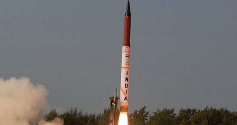 Agni 5 missile test
