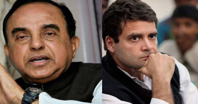 subramanian swamy tweet