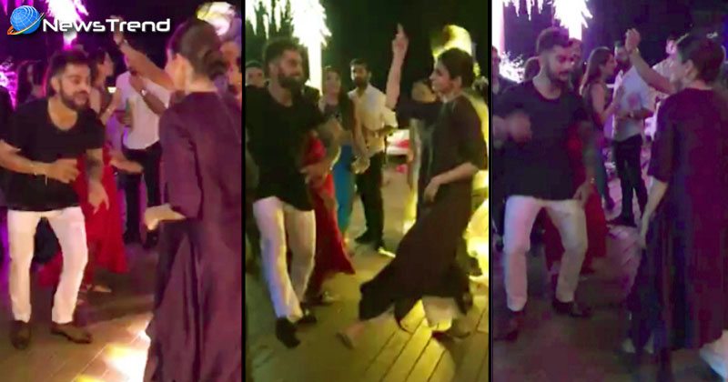 virat and anushka dance