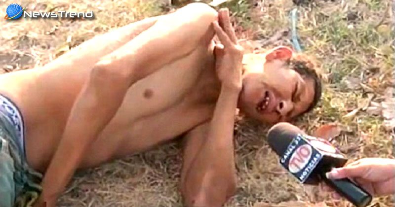 Reporter interviews a dying man