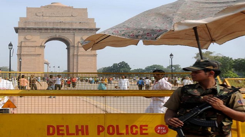 High alert in delhi