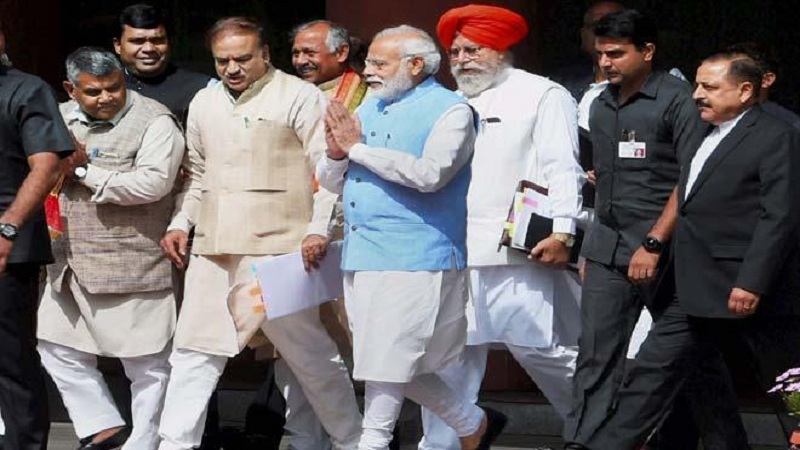 PM Modi welcome in rajya sabha