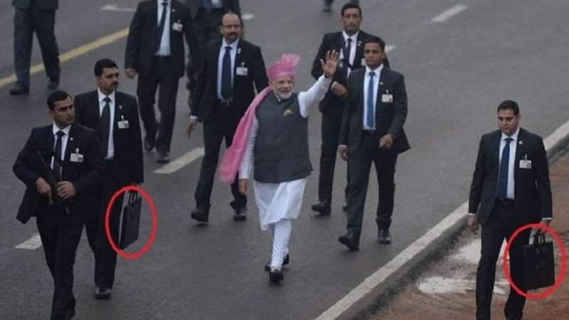 PM Modi bodyguard briefcase