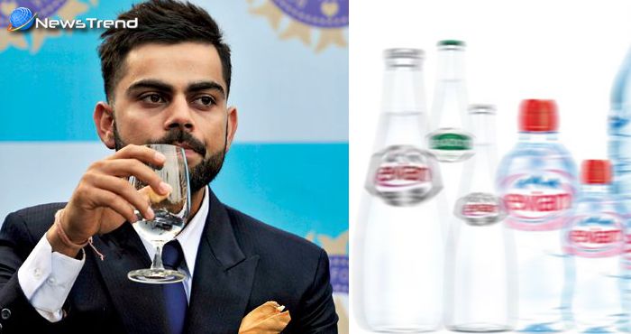 भारतीय क्रिकेट कप्तान कोहली पीते हैं इस देश का पानी, कीमत जान उड़ जायेंगे आपके होश!