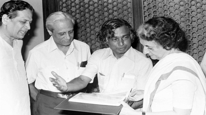 Kalam Indira and Modi picture