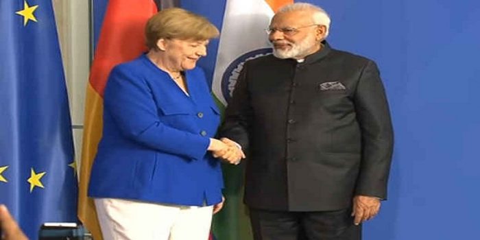Merkel again ignores modi handshake
