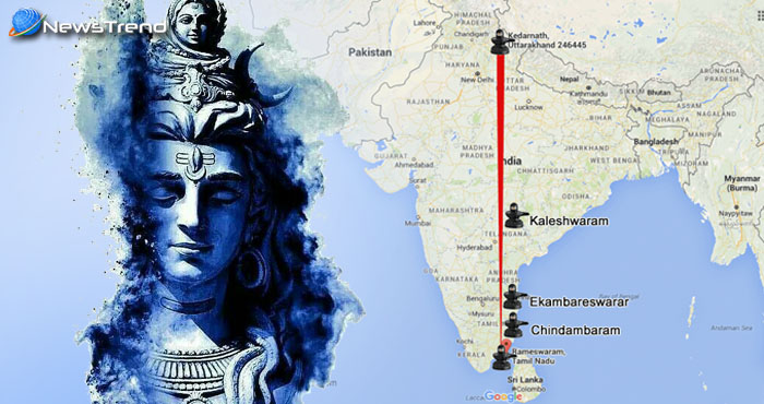 ये हैं दक्षिण भारत के 5 चमत्कारी शिव मंदिर, जो पड़ते हैं सीधी लाइन में एक साथ!