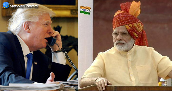भारत के स्वतंत्रता दिवस पर डोनाल्ड ट्रम्प ने फोन करके दी पीएम मोदी को बधाई