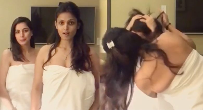 Shraddha-Arya-Towel-Dance