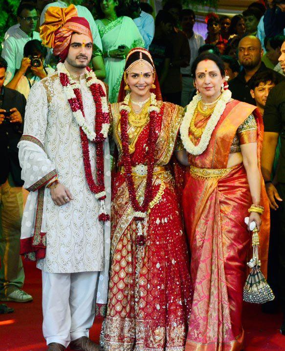 Hema Malini's daughter isha deol marriage photograph