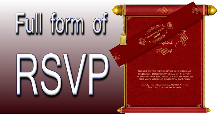 RSVP Meaing in hindi