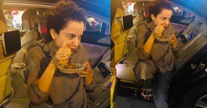 दिल्ली की सड़कों पर गोलगप्पे खाती दिखीं कंगना रनौत, लोगों ने पूछा- 'कैसा लगा स्वाद?'