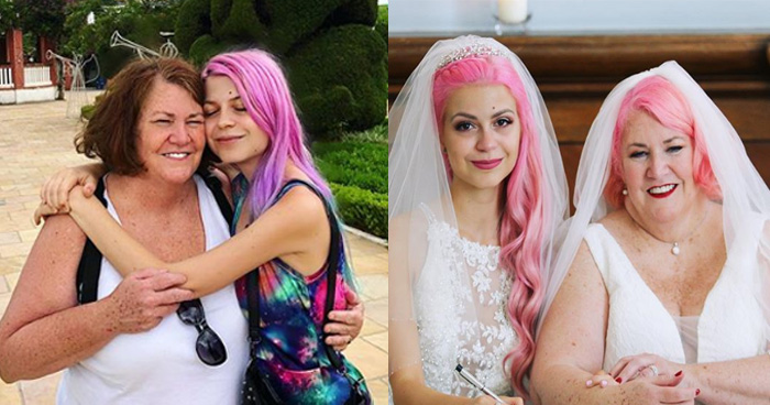 बड़ी खुबसूरत हैं इन दो लड़कियों की लव स्टोरी, 37 साल का एज गैप होने पर भी रचाई शादी