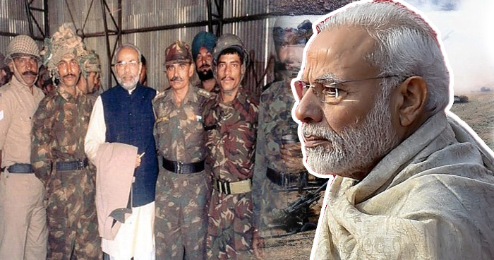 1999 में सैनिकों का हौसला बढ़ाने कारगिल गये थे PM मोदी, शेयर की ये तस्वीरें