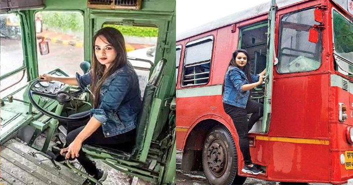मुंबई की पहली महिला बस ड्राईवर हैं ये दबंग लड़की, गाड़ी दौड़ाती हैं तो लोग मुड़-मुड़ के देखते है