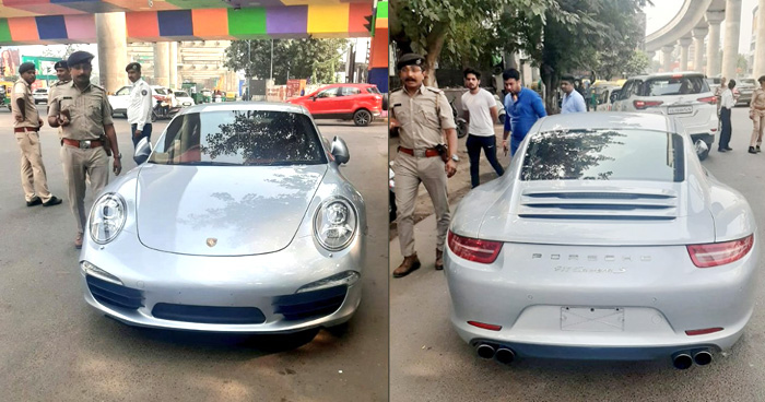 इस खुबसूरत कार का कटा 9.8 लाख रुपए का चालान, जाने क्या थी चालक की गलती