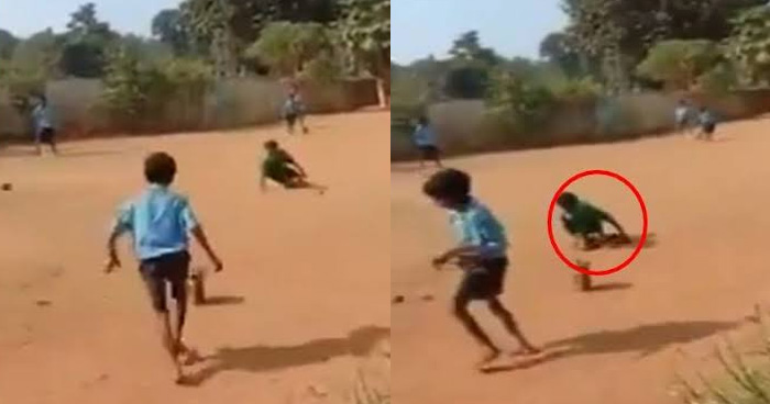 पैरों से विकलांग होने के बावजूद शानदार क्रिकेट खेलते हैं ये बच्चा, Video देख बजाओगे ताली