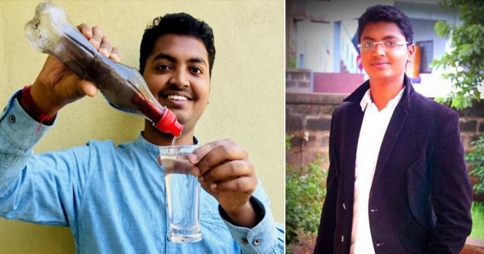 स्टूडेंट ने बनाया गंदा पानी साफ़ करने वाला ढक्कन, बोतल में लगाने पर ऐसे बाहर निकलेगा शुद्ध जल