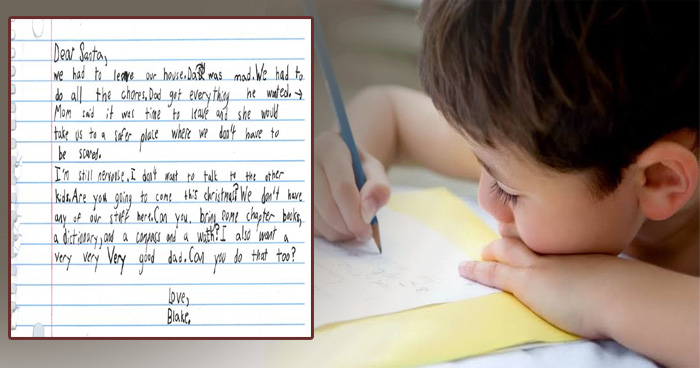 7 साल के बच्चे ने सेंटा क्‍लॉज को लिखी चिट्ठी, गिफ्ट में माँगा 'अच्छा पिता', वजह रुला देगी