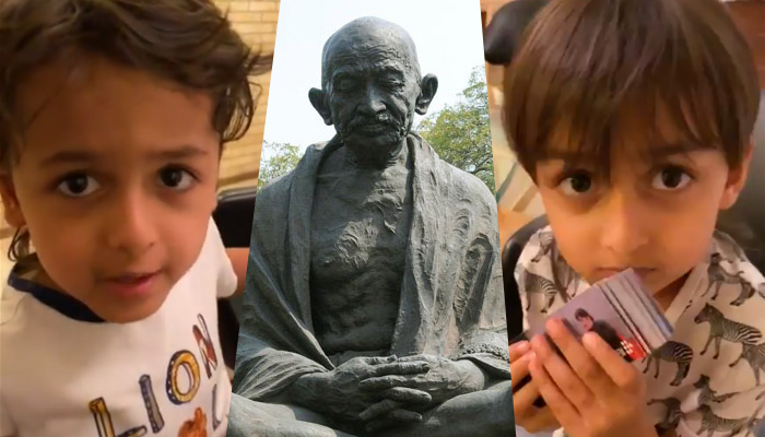 महात्मा गांधी को लेकर रितेश देशमुख के बच्चों ने कही ये बात, सोशल मीडिया पर वायरल हुआ विडियो