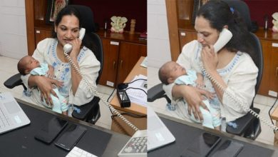 मैटरनिटी लीव छोड़ महिला कमिश्नर ने किया काम, डिलीवर के 22 दिन बाद ही बच्चे संग लौटीं ड्यूटी पर