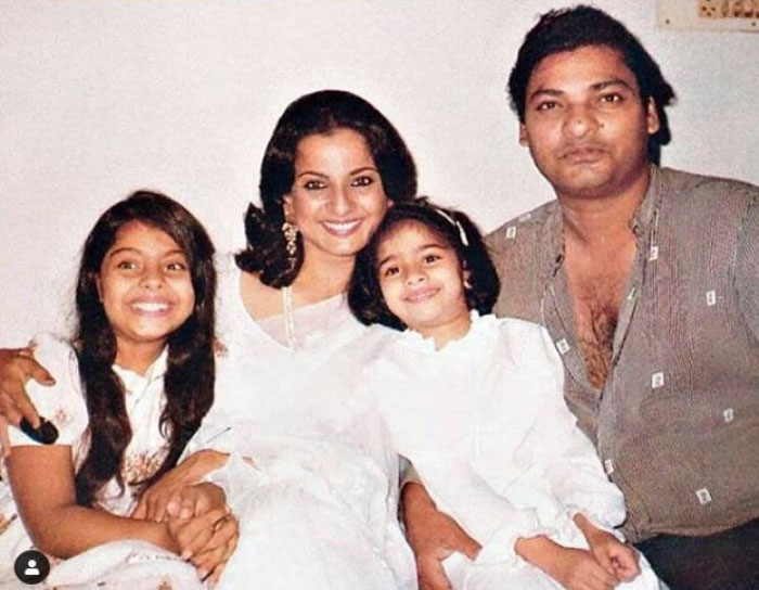 kajol childhood picture