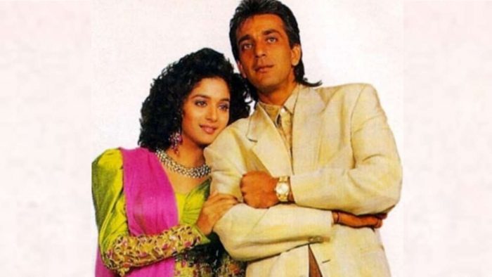 MADHURI DIXIT AND SANJAY DUTT