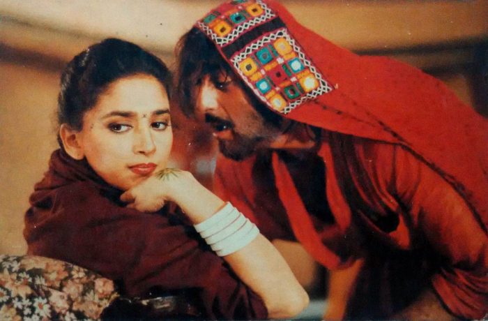 MADHURI DIXIT AND SANJAY DUTT