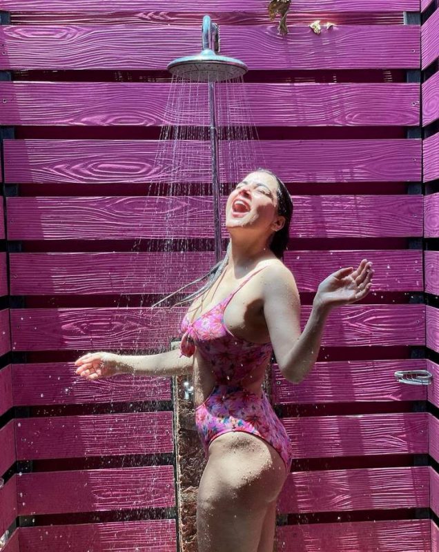 Shraddha Arya bikini look