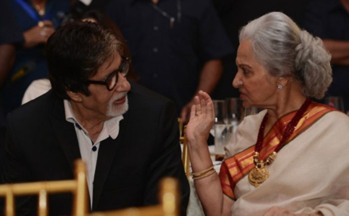 Waheeda Rehman and Amitabh Bachchan