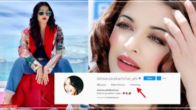 aishwarya instagram 1 following