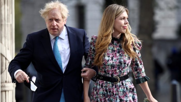 boris johnson and carrie symonds