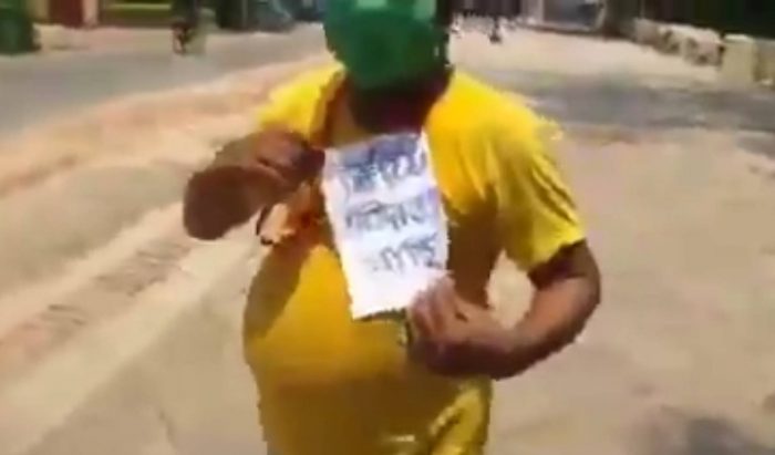 boy in yellow t-shirt