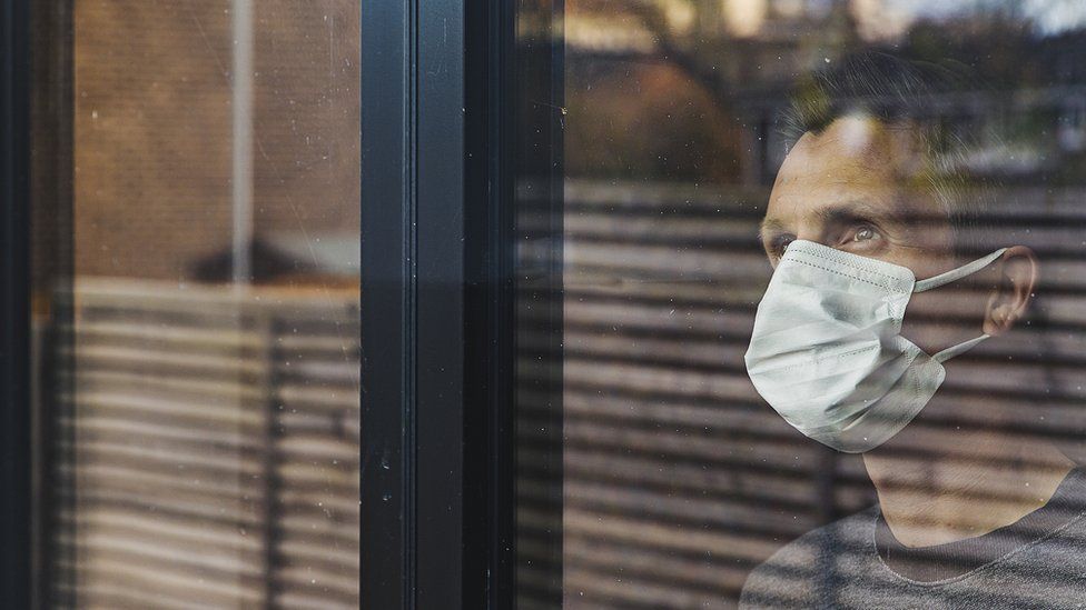 corona patient inside window