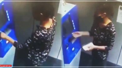 girl dance in atm