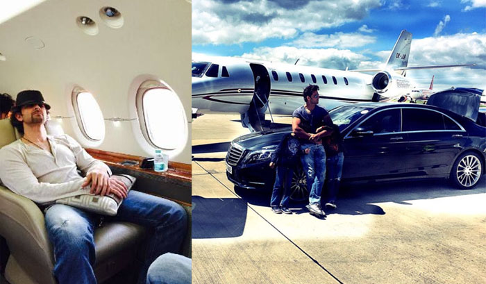 hrithik roshan private jet
