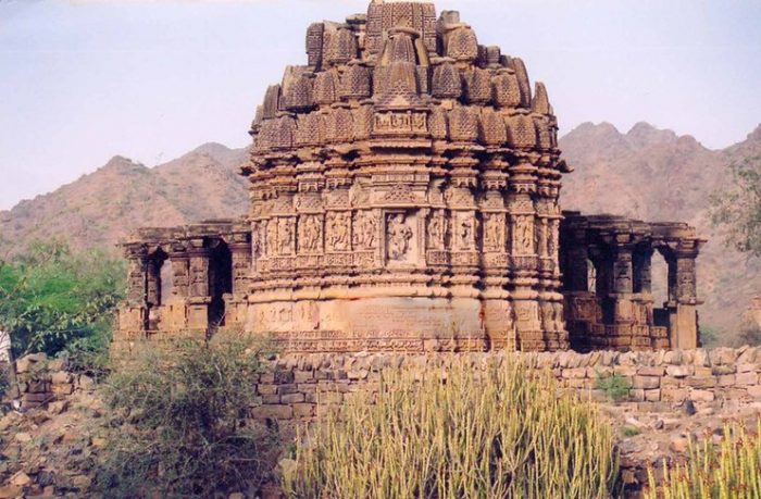 Kiradu Mandir Barmer picture from back