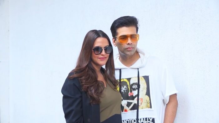 karan johar and neha dhupia