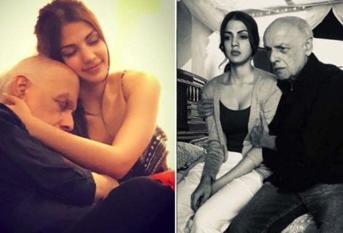 mahesh bhatt with reha chakravarthi