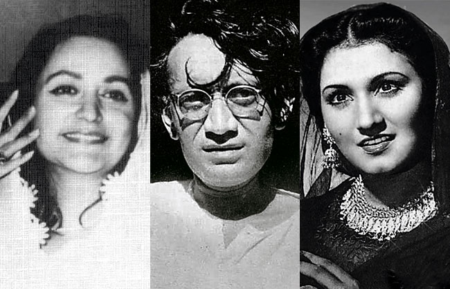 Saadat Hasan Manto with bollywood stars