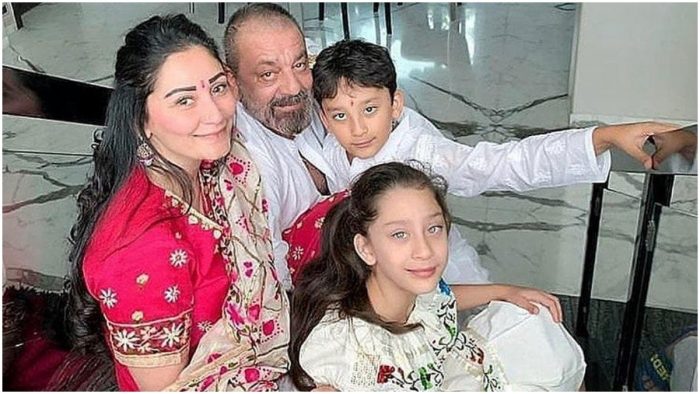 sanjay dutt with child