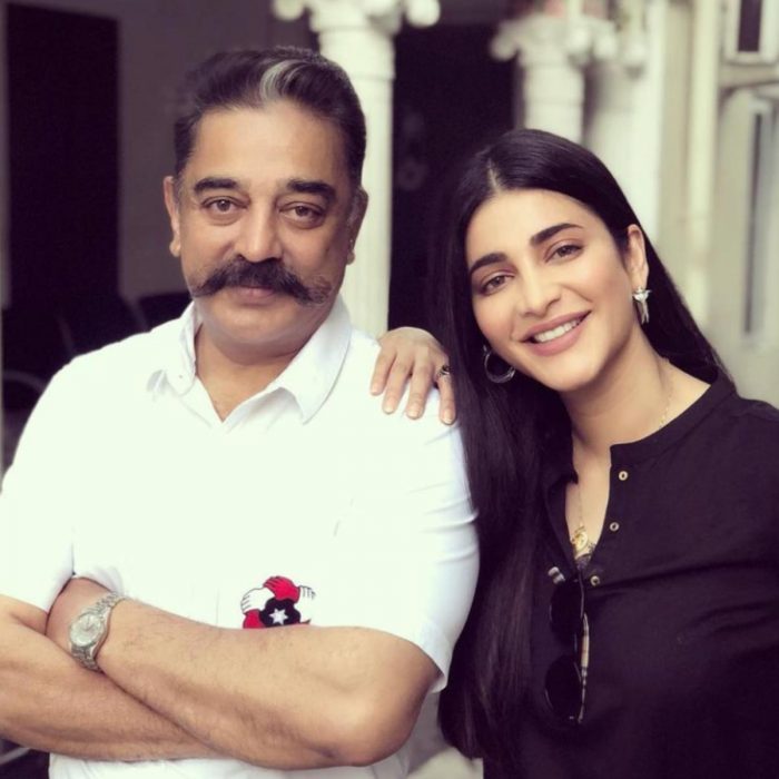 shruti haasan and kamal haasan