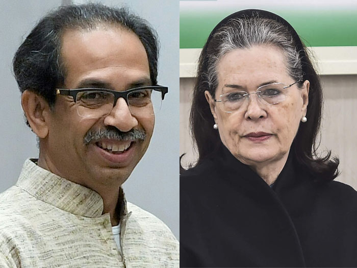 sonia gandhi uddhav thackery