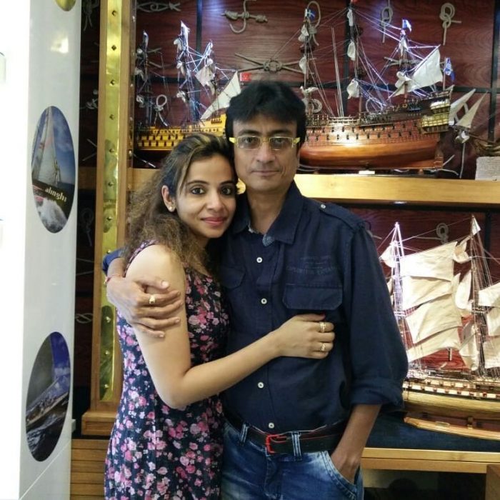TMKOC Fame Amit BHATT and his Wife