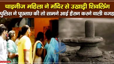 chinese woman arrested for uprooting shivling