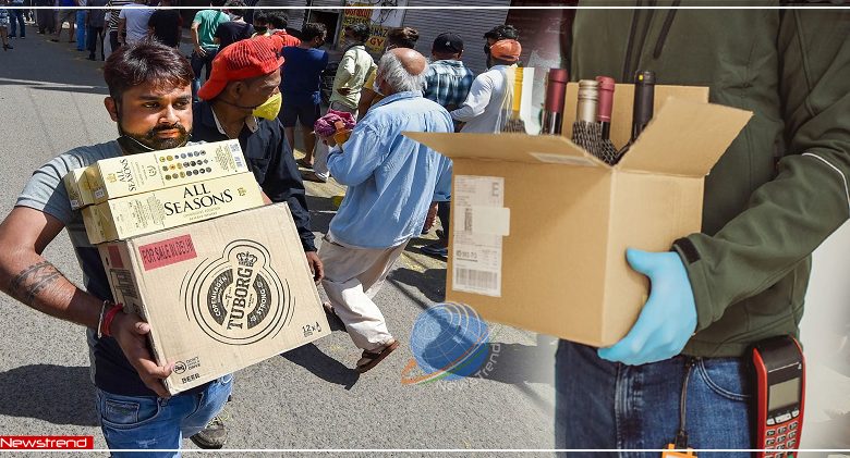 delhi home delivery of liquor